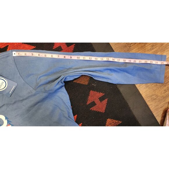 Life Is Good Women's Crusher Tee Wild Print Long Sleeve XXL Blue Cotton - Picture 10 of 12